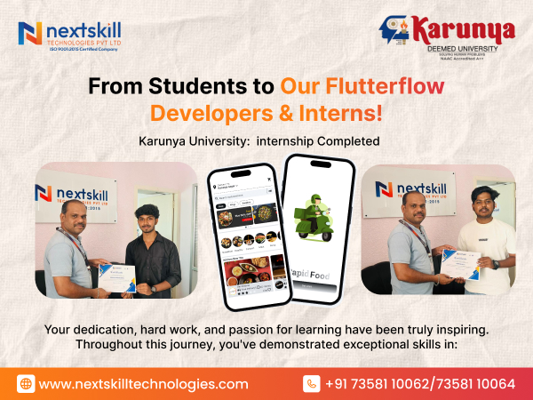 Flutter Flow Internship