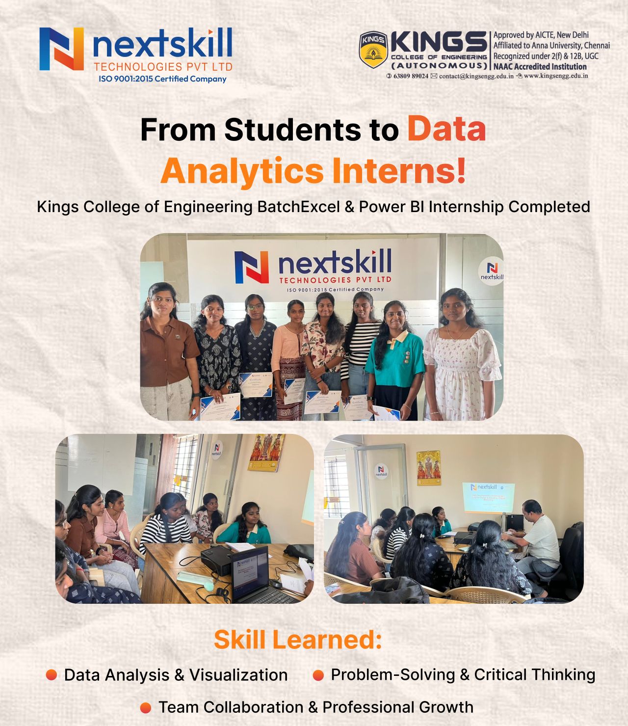 Data Analytics Internship