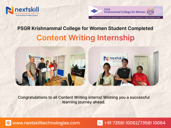 Content Writing Internship