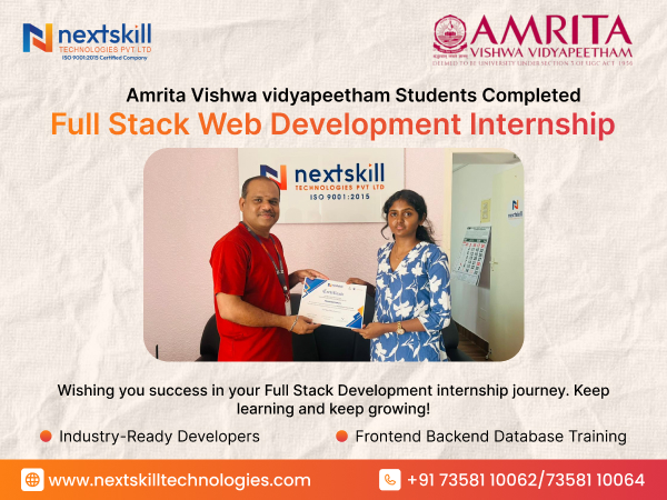 Full Stack Web Development Internship
