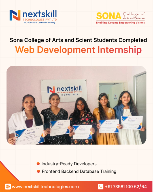 Web Development Internship