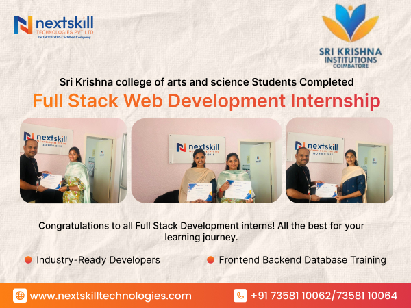 Full Stack Web Development Internship